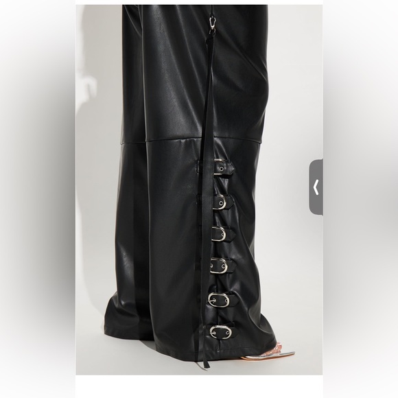 Faux leather Pant - Picture 3 of 4